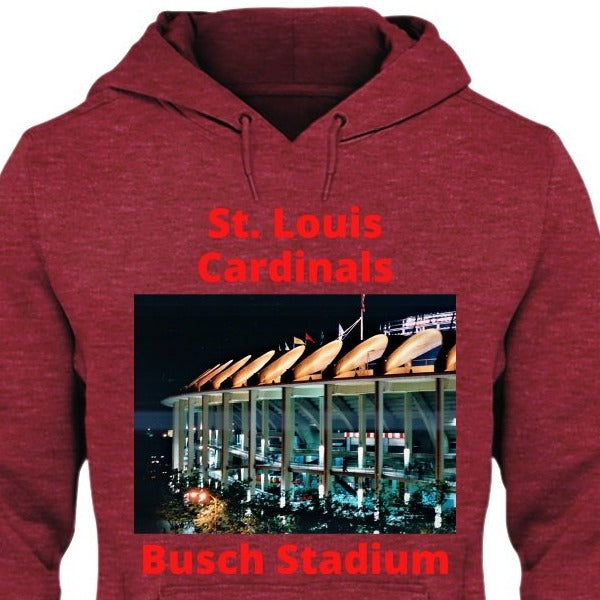 St. Louis Cardinals Baseball Old Busch Stadium Hoodie Great gift idea