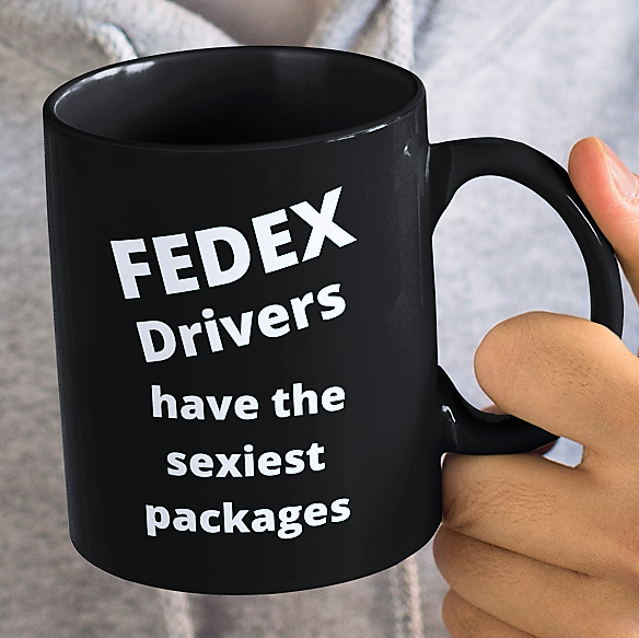 Fedex driver gift, coffee mug for delivery driver, package delivery service, gift for fedex driver