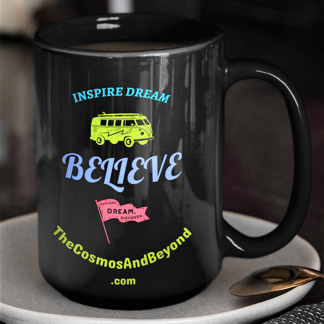vw coffee mug gift, vw bus, inspirational mug, volkswagen bus enthusiast lover
