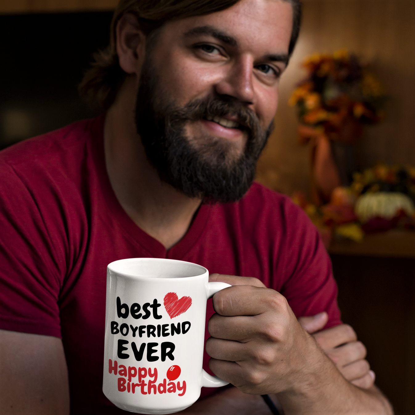 best boyfriend ever happy birthday gift coffee mug