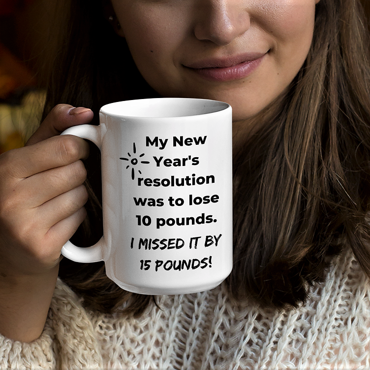 new years resolution coffee mug