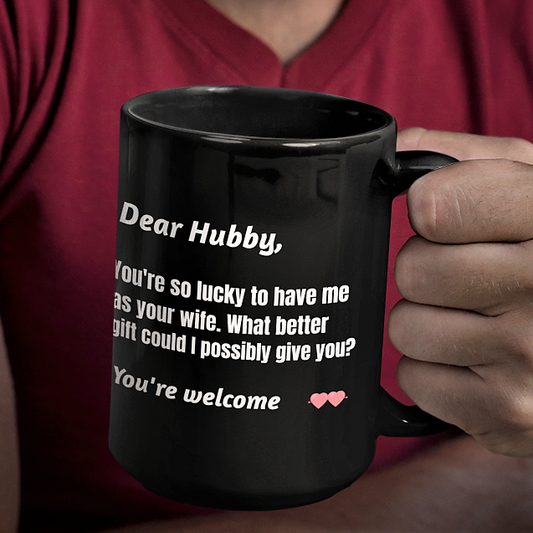 Christmas gift coffee mug husband from wife, special gift for hubby