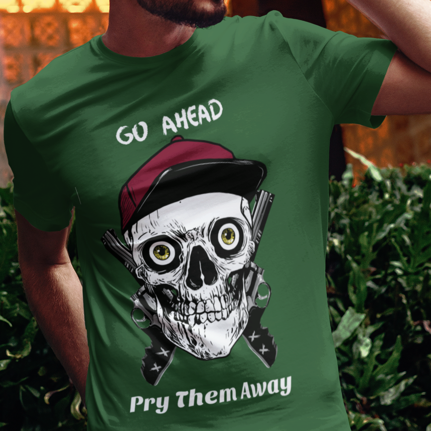 skull and guns tee t shirt