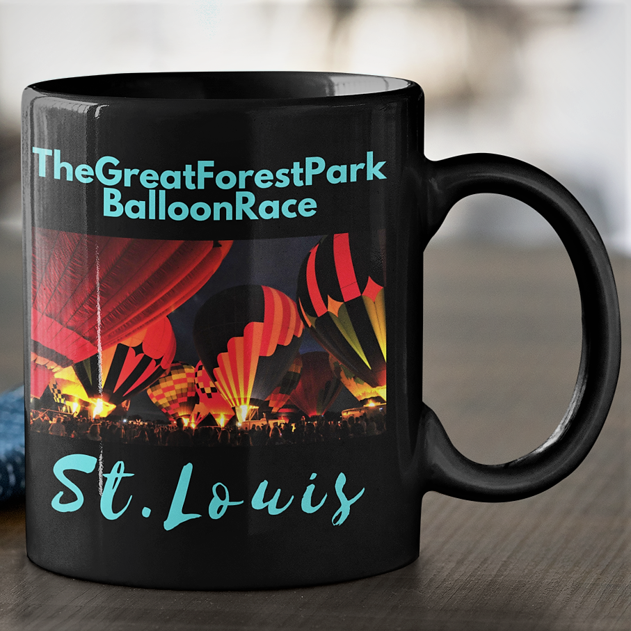 The Great Forest Park Balloon Race, hot air balloons in St Louis souvenir