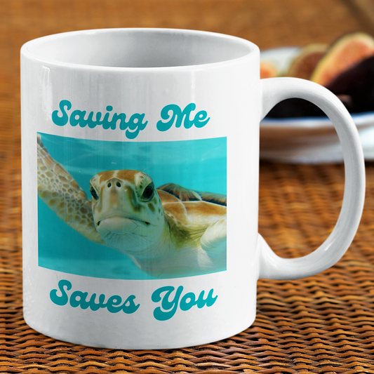 sea turtle mug