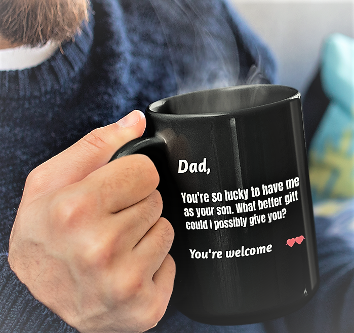 christmas gift coffee mug for dad