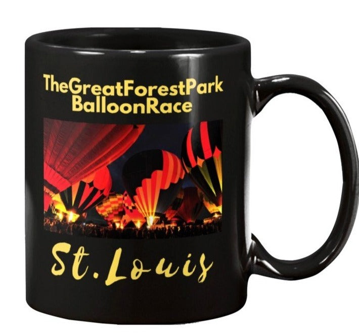 The Great Forest Park Balloon Race coffee mug St. Louis MO