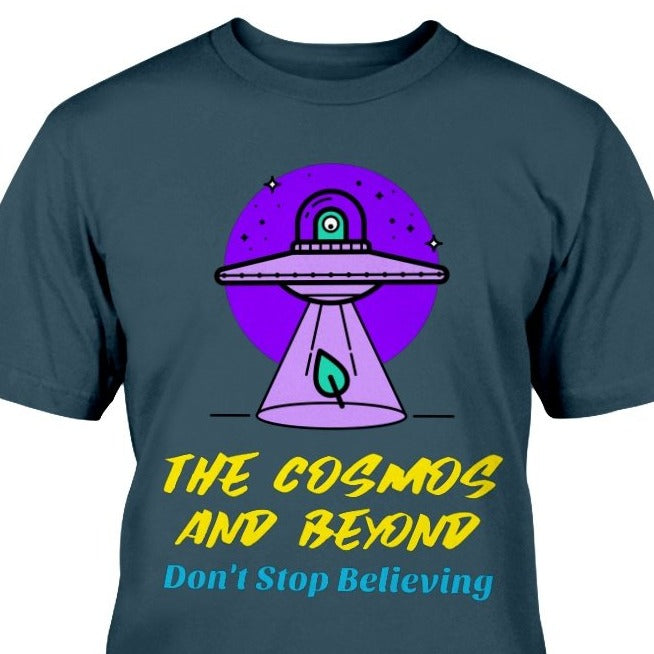 spaceship t-shirt the cosmos and beyond  / outer space / inspirational t-shirts