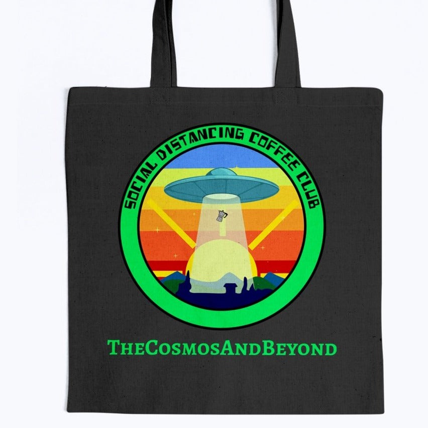 SOCIAL DISTANCING COFFEE CLUB The Cosmos And Beyond canvas tote