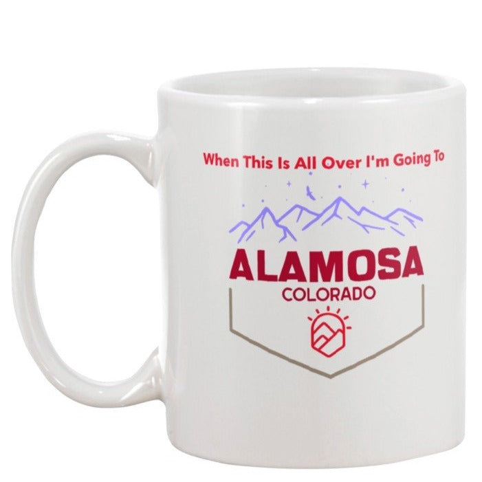unique gift coffee mug alamosa colorado mountains