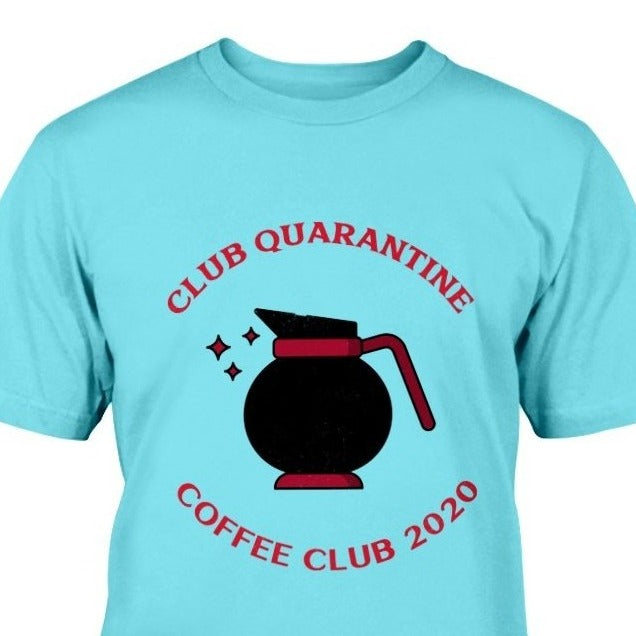 social distancing t-shirt coffee