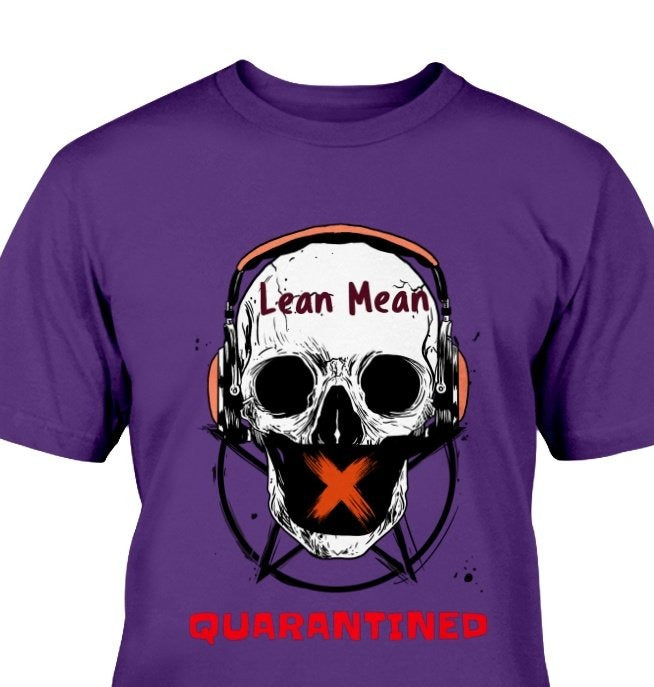 quarantine tee skull face mask t-shirt