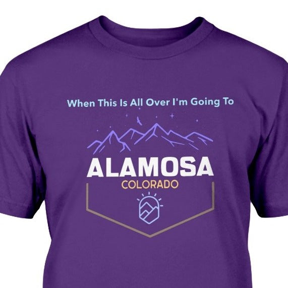 alamosa co unique gift t-shirt souvenir san luis valley