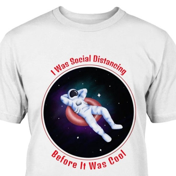 white social distancing tee shirt t shirt quarantine