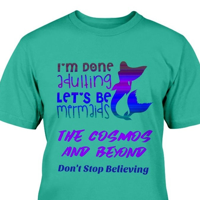 mermaid tee let's be mermaids t-shirt