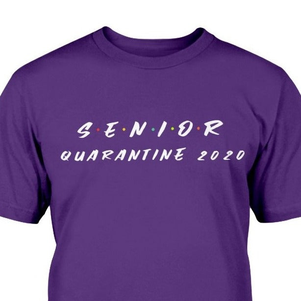 senior quarantine 2020 t shirt unique gift