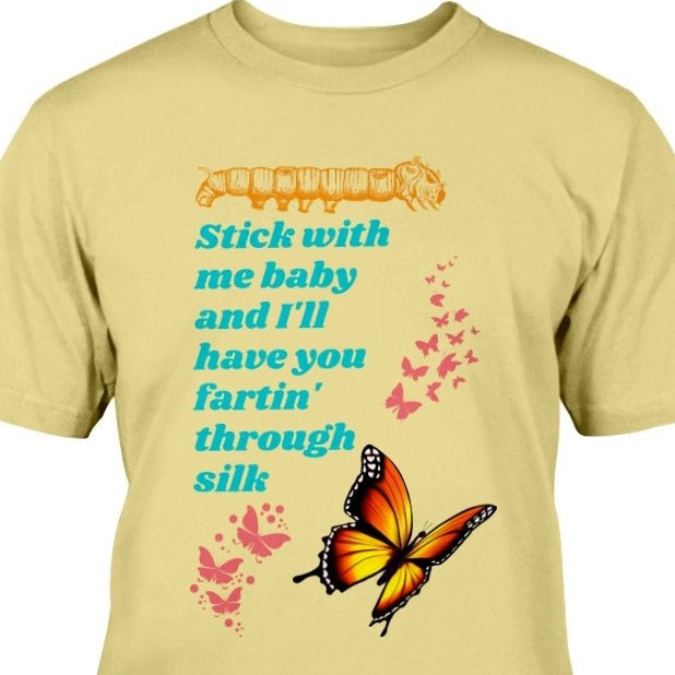 funny t shirt for husband for girlfriend stick with me baby