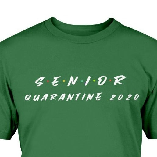 senior quarantine 2020 graduation t shirt