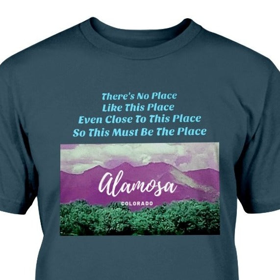 alamosa colorado mountains t shirt souvenir gift