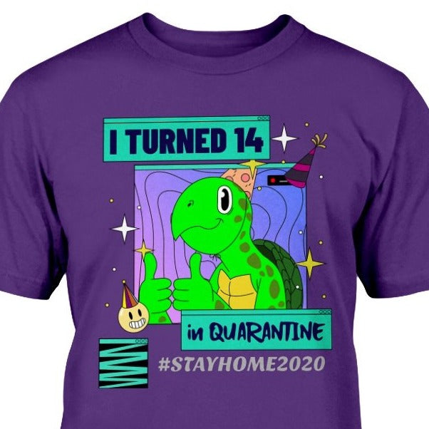 turtle t-shirt birthday gift 14