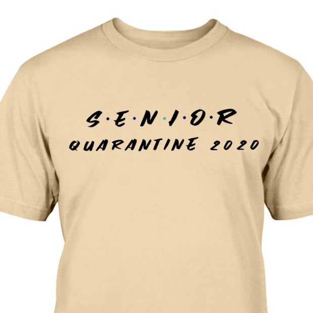 senior quarantine 2020 graduate t shirt