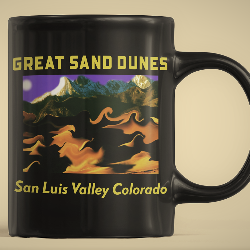 GREAT SAND DUNES San Luis Valley Colorado surreal scene coffee mug