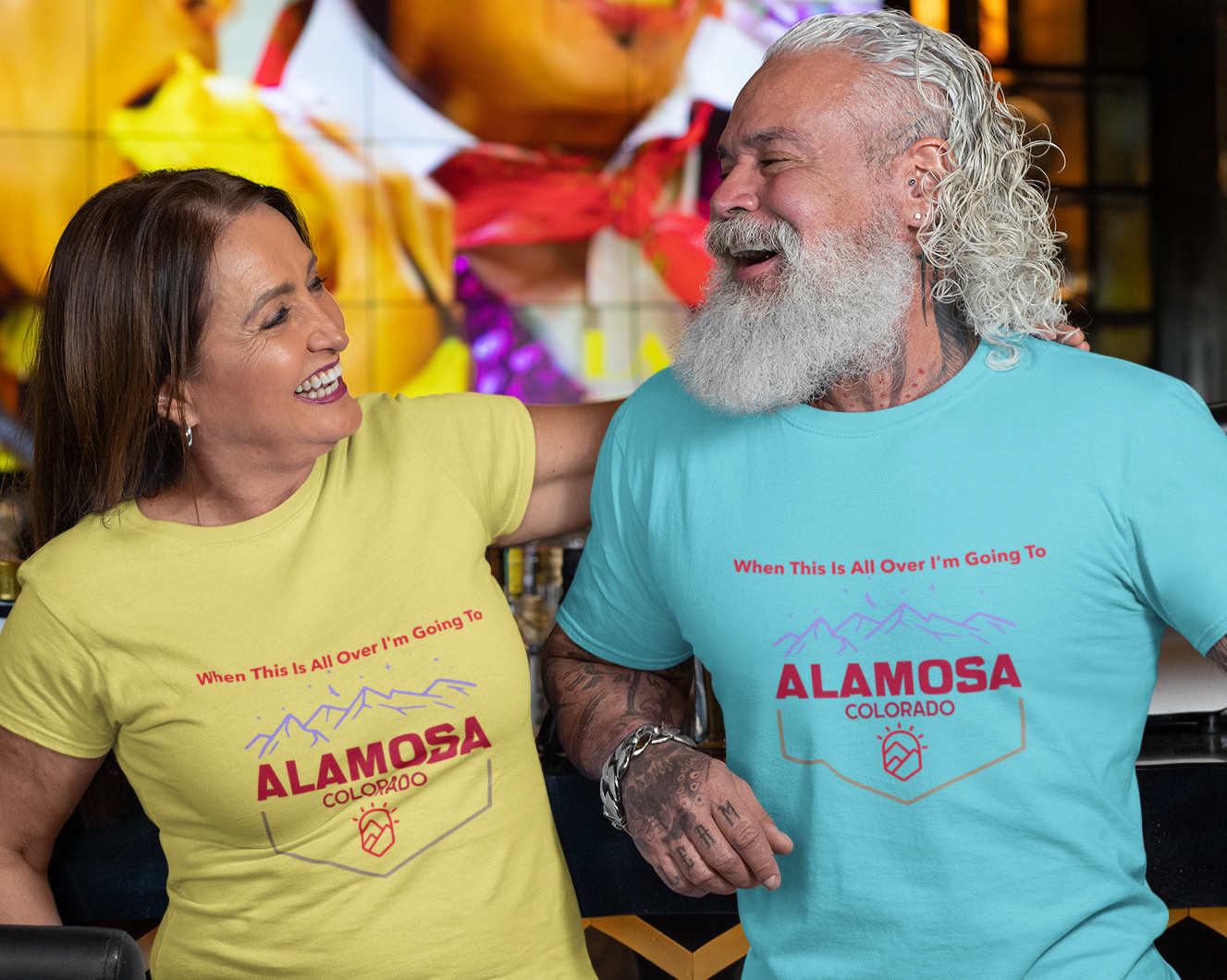 When This Is All Over I'm Going To Alamosa Colorado mountains T-shirt