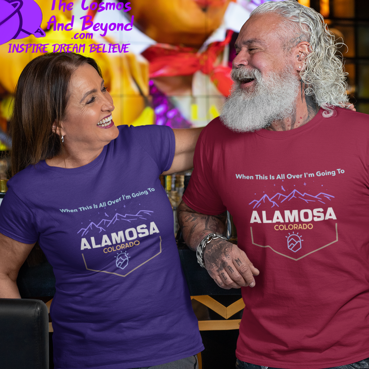 When This Is All Over I'm Going To Alamosa Colorado mountains fun T-shirt