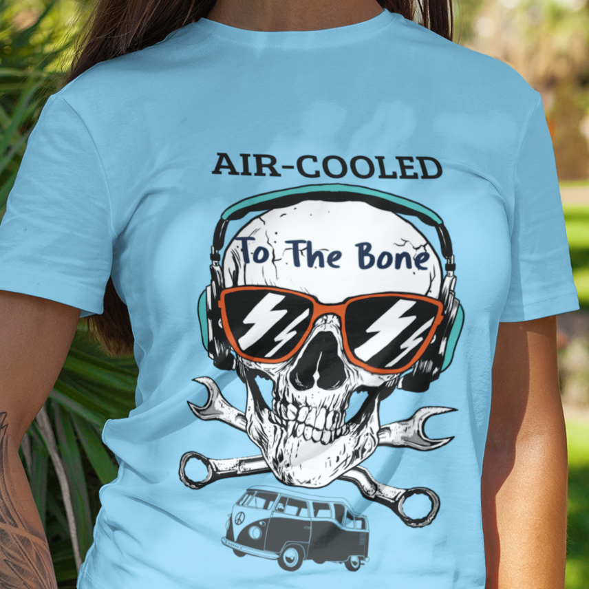 skull motorcycle t shirt, vw lover gift, Volkswagen bus enthusiast, vw mechanic