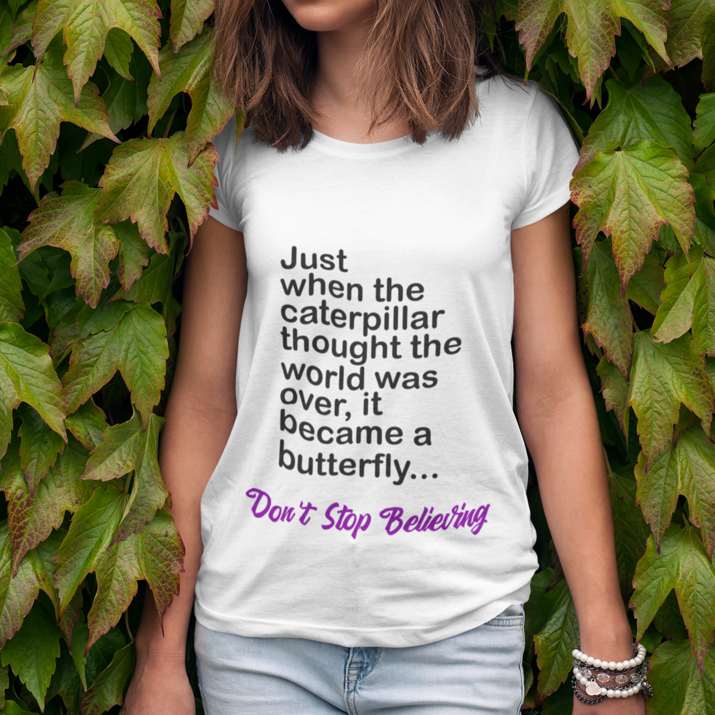 butterfly inspirational tee shirt the cosmos and beyond